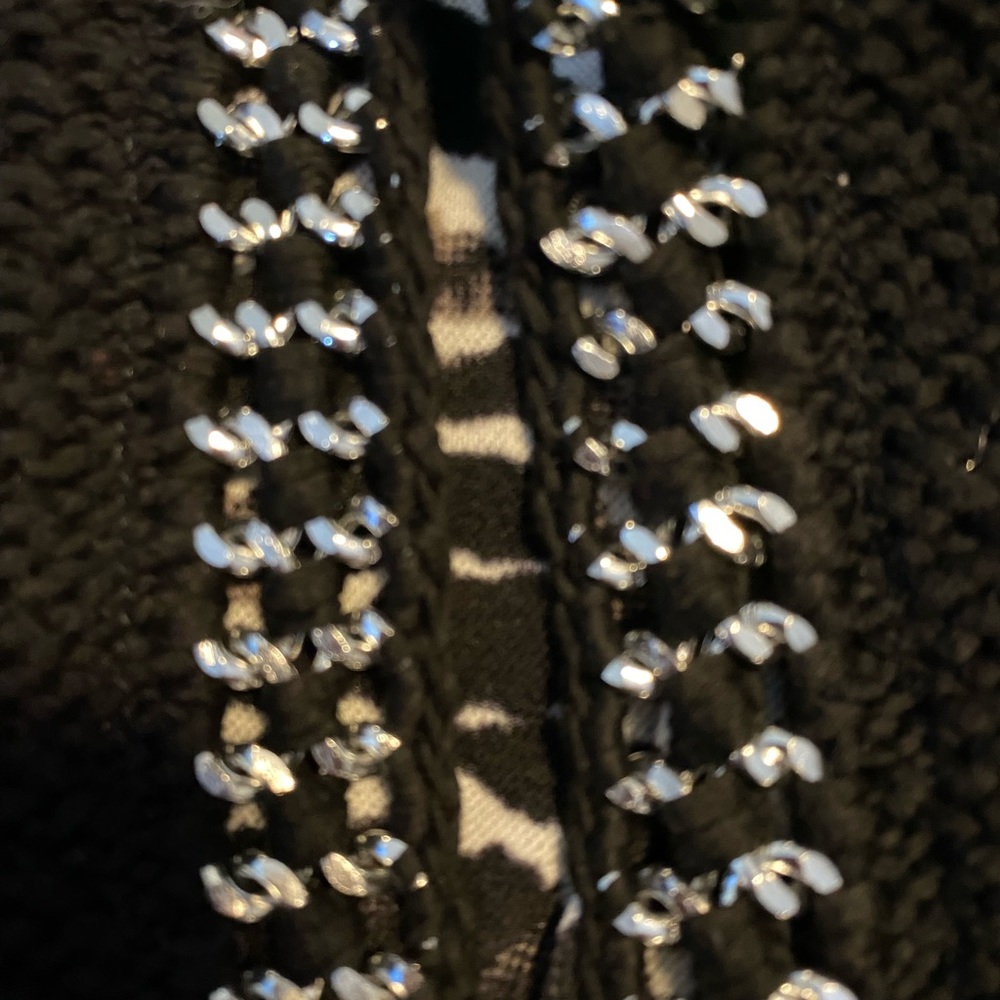 Chico’s Zebra-Lined Kieran Cardigan jacket, Sz 2(Equal to‎ 10-12 or M) - Picture 5 of 10
